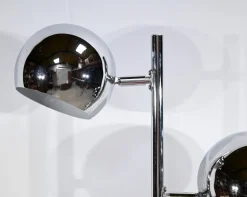Vintage Stehlampe aus verchromtem Metall, 1970