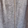 Vintage Stehlampe mit verchromtem Metallgestell und rot-weißem Glasschirm, 1990er