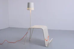 Vintage Stehlampe mit Zeitschriftenständer von Tomek Rygalik für Ikea