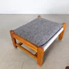 Vintage Stühle mit Verbindungstisch & Fußhocker von Niels Eilersen, 4er Set