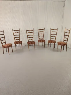 Vintage Stühle von Paolo Buffa, 1950er, 6er Set