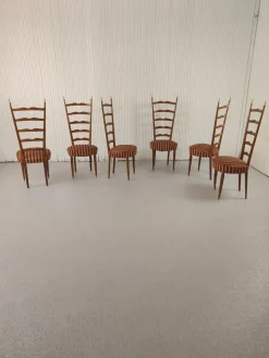 Vintage Stühle von Paolo Buffa, 1950er, 6er Set