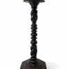 Vintage Säule aus edlem Holz, 19. Jh