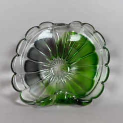 Vintage Tafelaufsatz aus grünem Muranoglas, 1970er