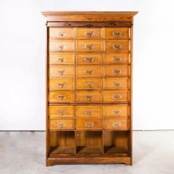Vintage Tambour Schubladenschrank von Stolzenberg, 1940er