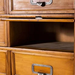 Vintage Tambour Schubladenschrank von Stolzenberg, 1940er