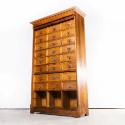 Vintage Tambour Schubladenschrank von Stolzenberg, 1940er
