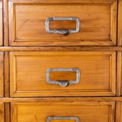 Vintage Tambour Schubladenschrank von Stolzenberg, 1940er