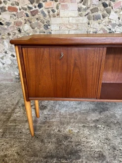Vintage Teak Boomerang Schreibtisch von Göran Strand, 1960er