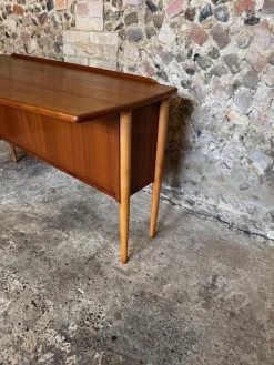 Vintage Teak Boomerang Schreibtisch von Göran Strand, 1960er