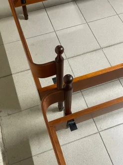 Vintage Teak Einzelbetten von Fratelli Proserpio, 1960er, 2er Set