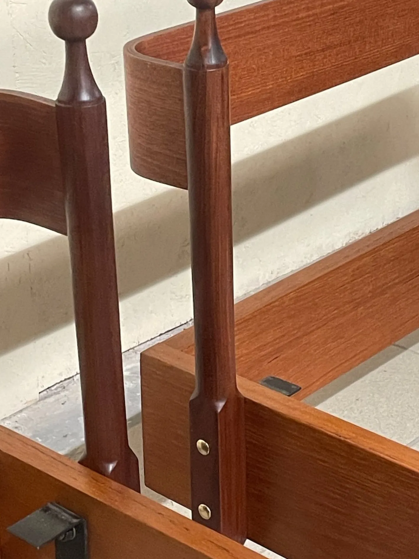 Vintage Teak Einzelbetten von Fratelli Proserpio, 1960er, 2er Set