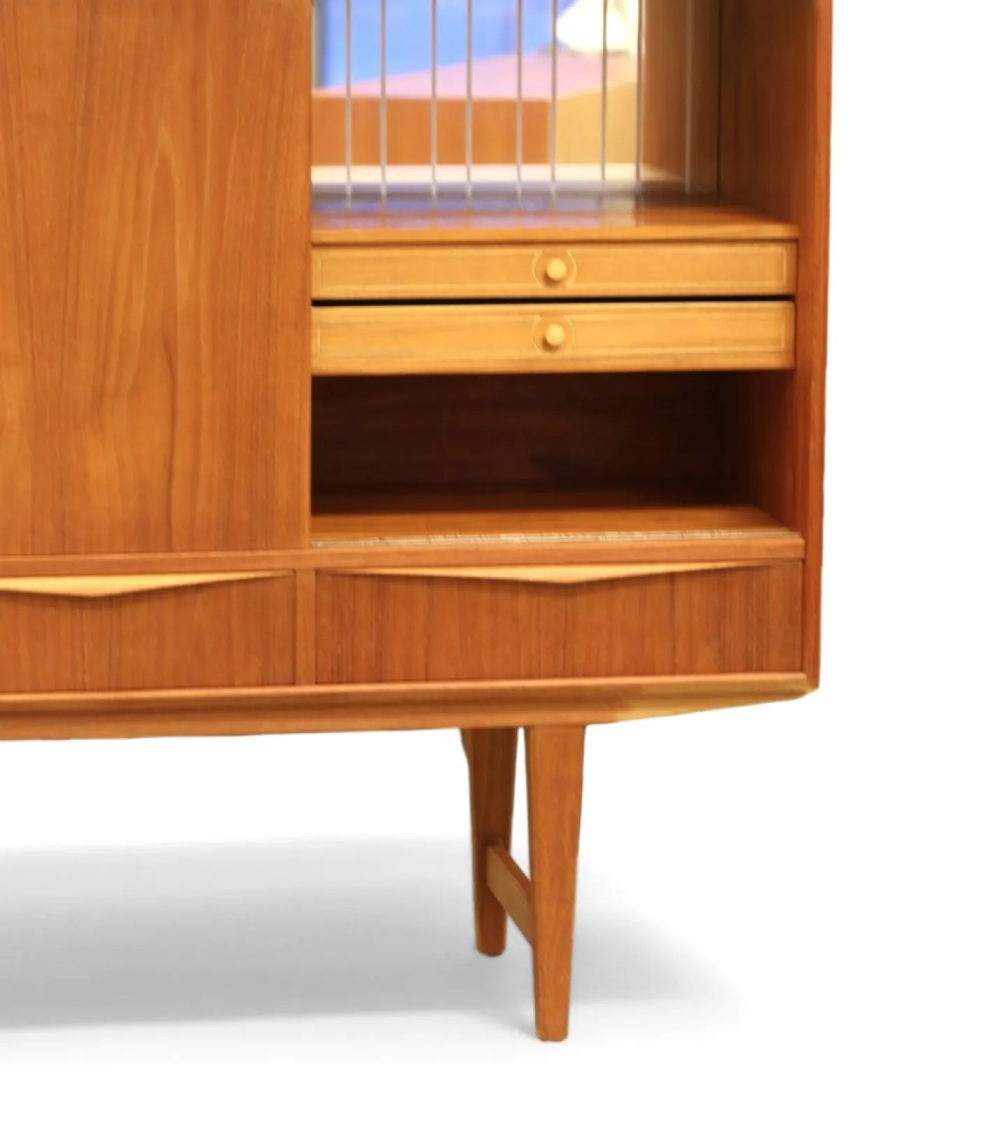 Vintage Teak Highboard von EW Bach für Sejling Stolfabrik, 1960er