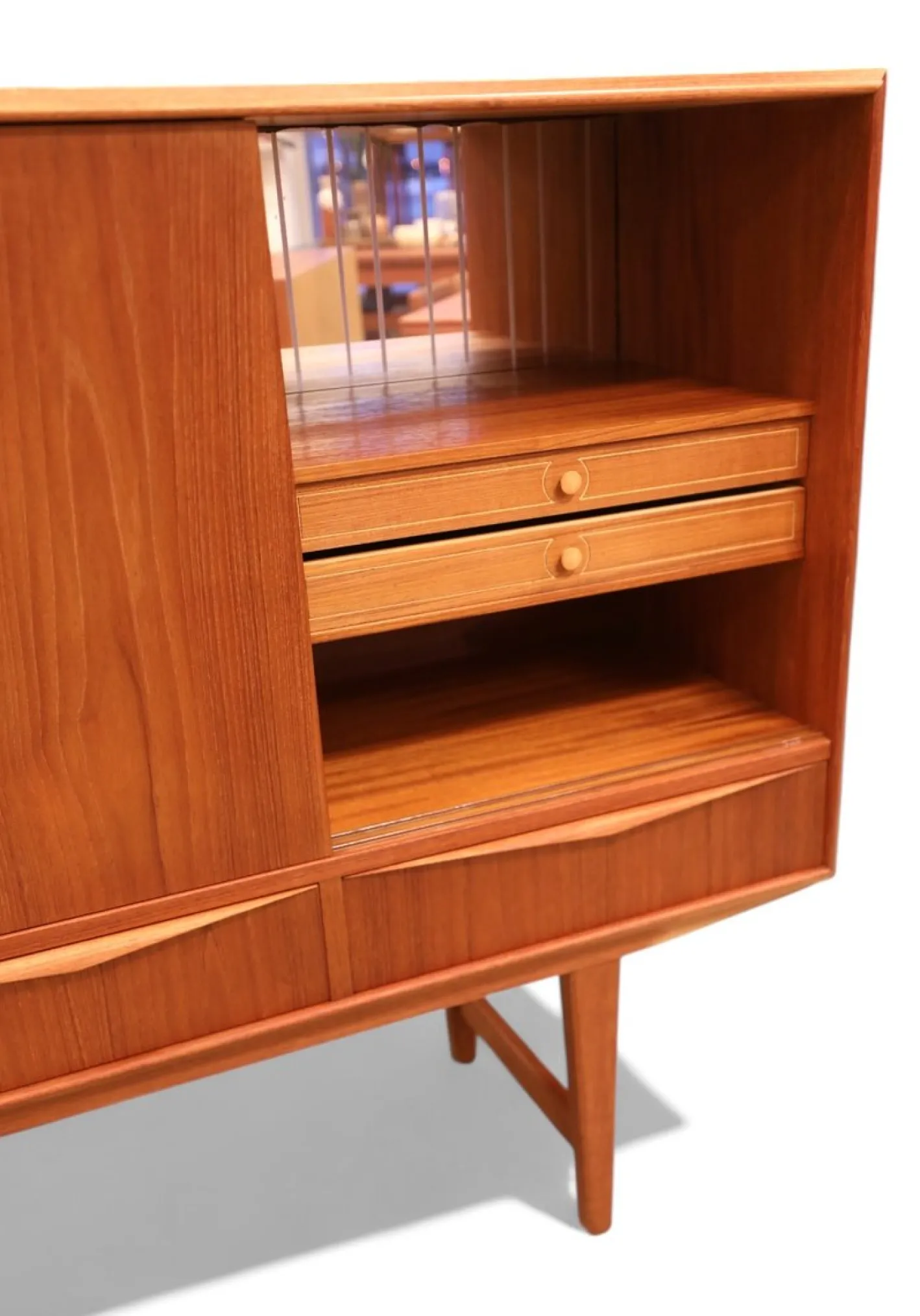 Vintage Teak Highboard von EW Bach für Sejling Stolfabrik, 1960er