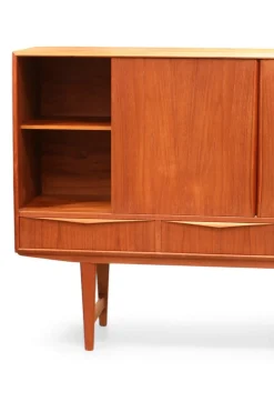 Vintage Teak Highboard von EW Bach für Sejling Stolfabrik, 1960er