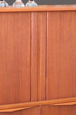 Vintage Teak Highboard von EW Bach für Sejling Stolfabrik, 1960er