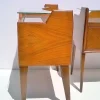 Vintage Teak Nachttische von Paolo Buffa, 1940er, 2er Set
