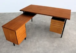 Vintage Teak Schreibtisch von Knoll, 1960er