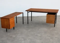 Vintage Teak Schreibtisch von Knoll, 1960er
