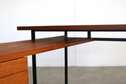 Vintage Teak Schreibtisch von Knoll, 1960er