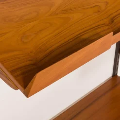 Vintage Teak Wall Unit by Kai Kristiansen for FM Mobler, 1960s