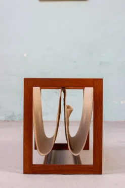 Vintage Teak Zeitungsständer von Aksel Kjersgaard, 1960er