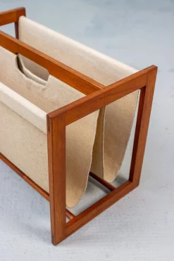 Vintage Teak Zeitungsständer von Aksel Kjersgaard, 1960er