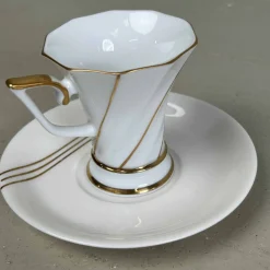 Vintage Teetassen mit Untertassen von Keito Japan, 1960er, 10er Set