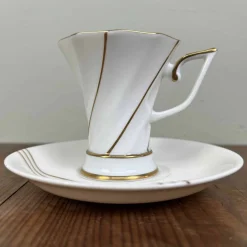 Vintage Teetassen mit Untertassen von Keito Japan, 1960er, 10er Set