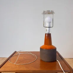 Vintage Tischlampe aus Keramik von Lehmann Keramik, 1970er