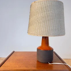 Vintage Tischlampe aus Keramik von Lehmann Keramik, 1970er