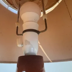 Vintage Tischlampe aus Keramik von Lehmann Keramik, 1970er