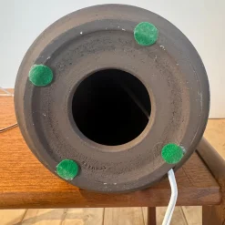 Vintage Tischlampe aus Keramik von Lehmann Keramik, 1970er