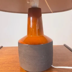Vintage Tischlampe aus Keramik von Lehmann Keramik, 1970er