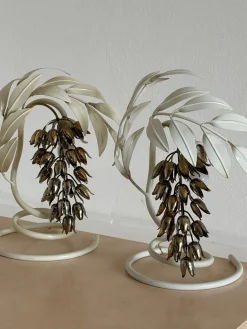 Vintage Tischlampen aus Metall, 1970er, 2er Set