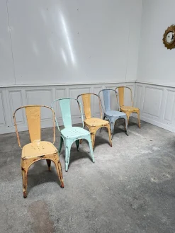 Vintage Tolix Stühle, 1960er, 5er Set