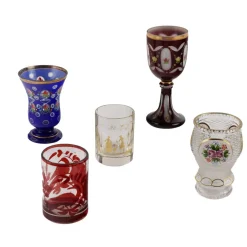 Vintage Trinkgläser, 5er Set