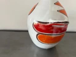 Vintage-Vase aus handbemalter Studio-Keramik von Giovanni De Simone, 1965