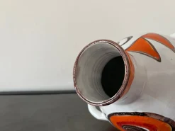 Vintage-Vase aus handbemalter Studio-Keramik von Giovanni De Simone, 1965