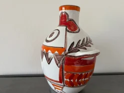 Vintage-Vase aus handbemalter Studio-Keramik von Giovanni De Simone, 1965