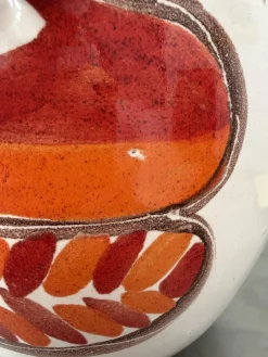 Vintage-Vase aus handbemalter Studio-Keramik von Giovanni De Simone, 1965
