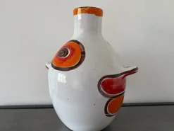 Vintage-Vase aus handbemalter Studio-Keramik von Giovanni De Simone, 1965