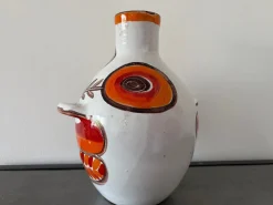 Vintage-Vase aus handbemalter Studio-Keramik von Giovanni De Simone, 1965