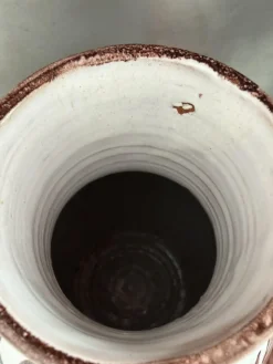 Vintage-Vase aus handbemalter Studio-Keramik von Giovanni De Simone, 1965