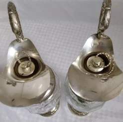 Vintage Vecchia Romagna Weinkaraffe, 1950er, 2er Set