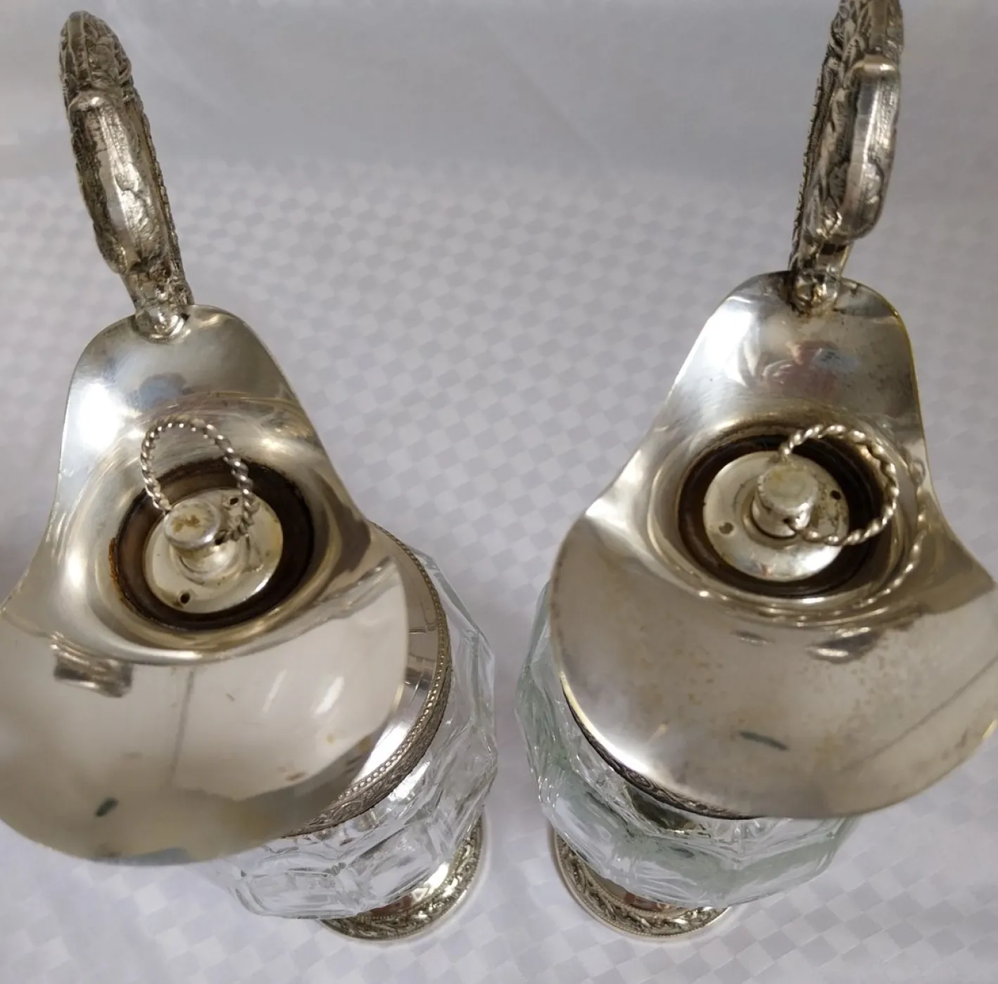 Vintage Vecchia Romagna Weinkaraffe, 1950er, 2er Set