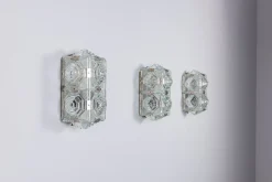 Vintage Wall Lamps from Kamenický Šenov, 1970s, Set of 6
