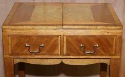 Vintage Walnuss & Seidenholz Spieltisch