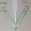Vintage Wandlampe mit Acrylglas und Weißem Metallschirm von Vrieland Design, 1990er