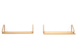 Vintage Wandregale aus Birke von Alvar Aalto für Artek, 1930er, 2er Set
